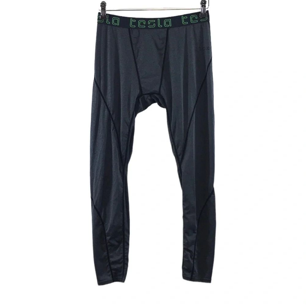 Tesla Gray Heather‎ Leggings Men’s X-large Activewear Pull On